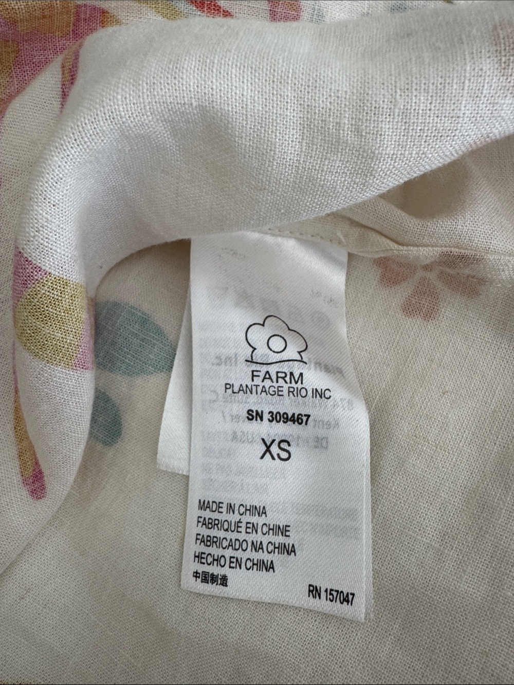 Farm Rio Tropical Life Button-front Linen Ramie Shirt - Picture 4 of 8